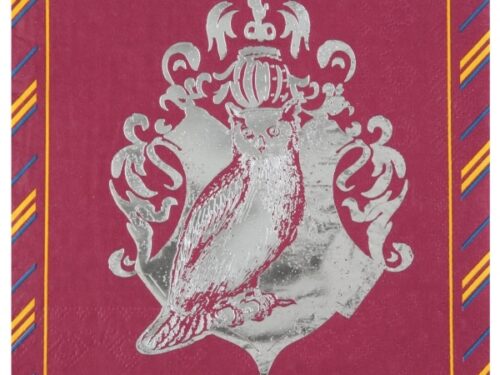 Serviette sorcier harry potter bordeaux