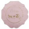 79556 Serviettes princesse Rose et Or 3 plis
