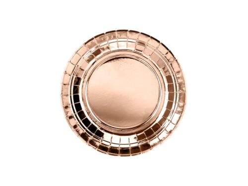 assiette rose gold