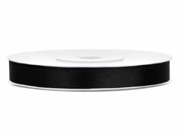 ruban satin noir