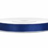 ruban satin bleu marine