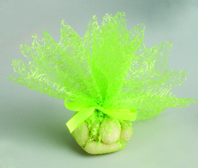 Tulle a dragees diane vert anis
