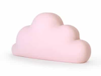 Tirelire Nuage rose dragees naissance