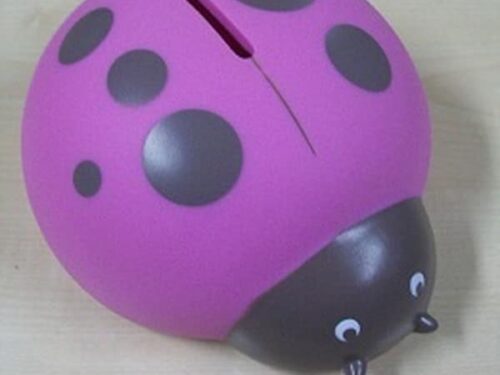 Tirelire coccinelle Rose