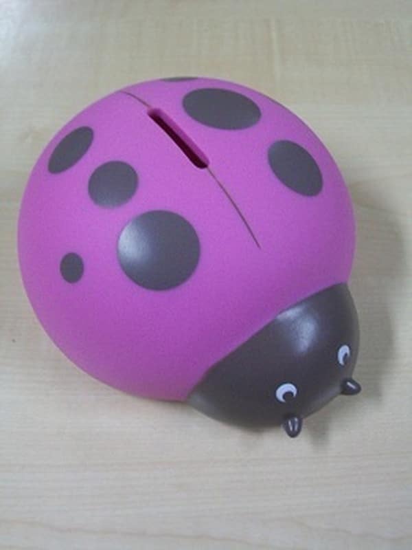 Tirelire coccinelle Rose