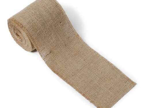 Toile de Jute rouleau 10 cm x 5m Toile de Jute rouleau 10 cm x 5m