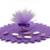 tulles cristal violet- lot de 10