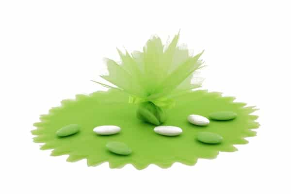 tulle cristal vert anis