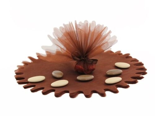 tulle cristal chocolat