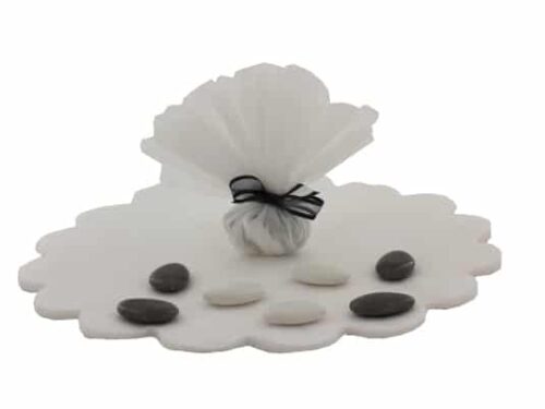 tulle intissé blanc