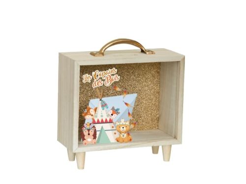 Urne copains des bois theme animaux de la foret