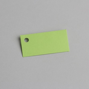etiquette rectangle vert