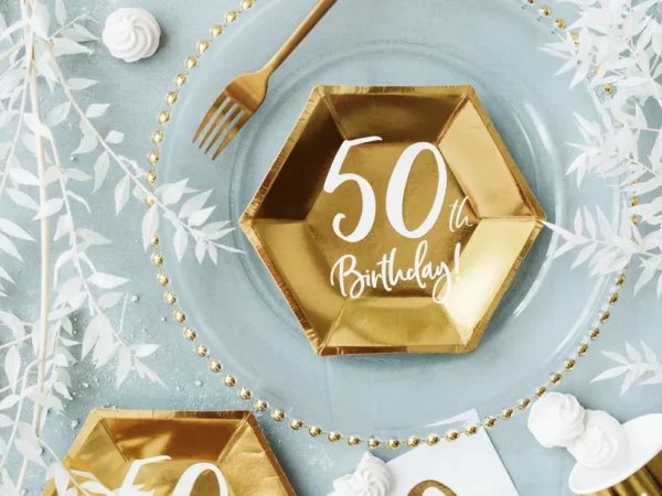 assiette deco anniversaire 50 ans