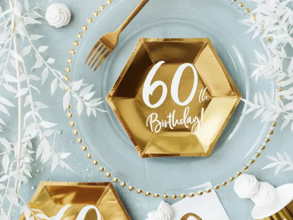 assiette deco anniversaire 60 ans
