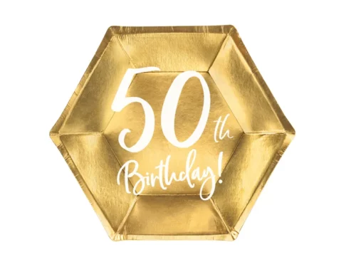 assiette deco anniversaire 50 ans