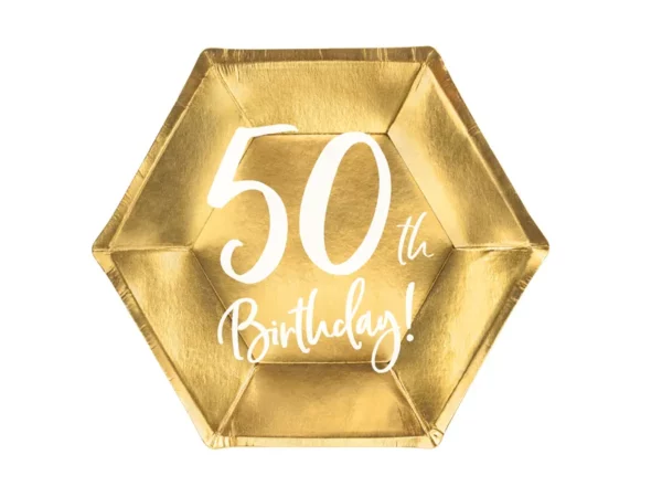 assiette deco anniversaire 50 ans