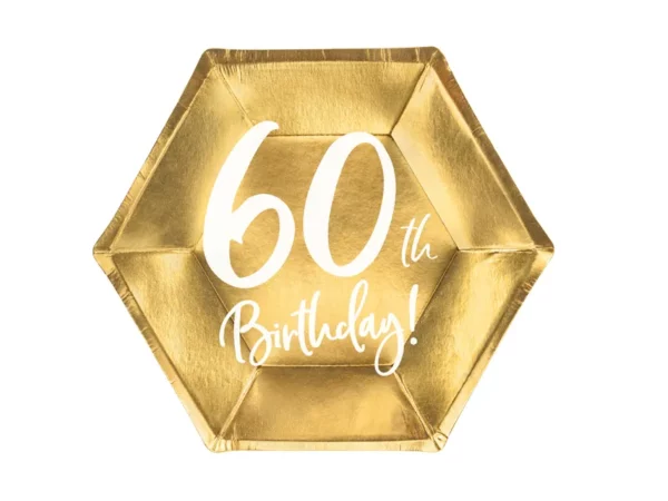 assiette deco anniversaire 60 ans