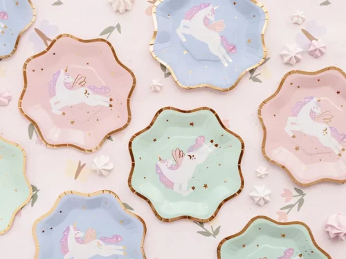 assiette licorne assortie 1 assiette licorne assortie