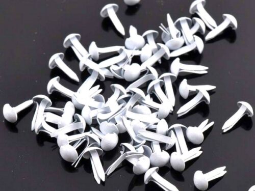 attache parisienne ronde blanc