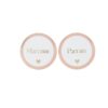 badge bapteme parrain marraine rose blanc et or