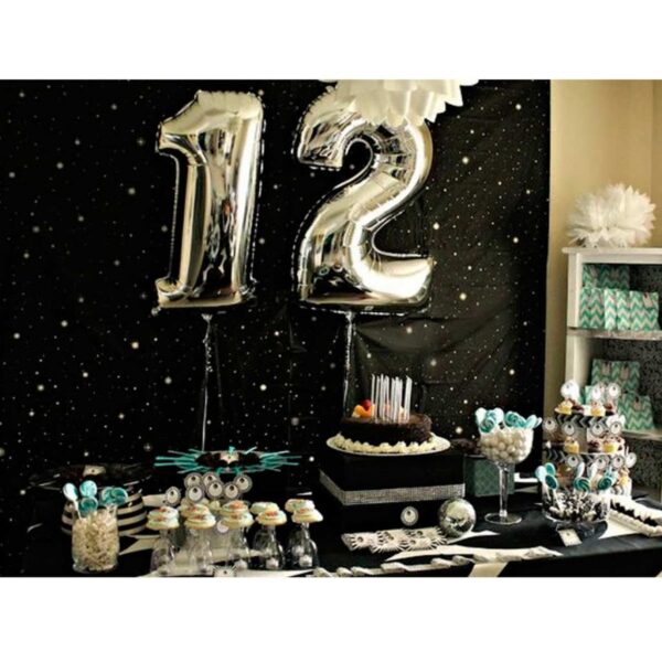 Ballon chiffre 1 - Rose