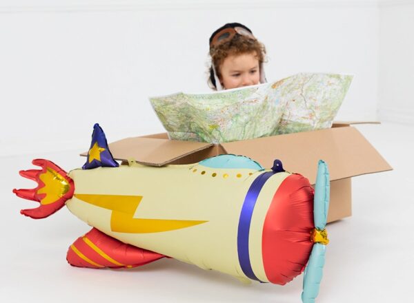 ballon decoration theme voyage avion