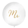 ballon geant mariage mr or