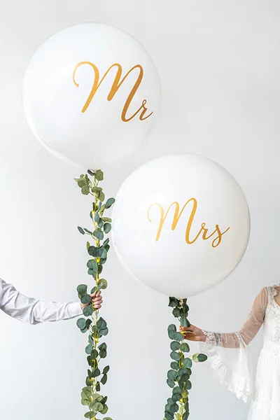 ballon geant mariage mr or
