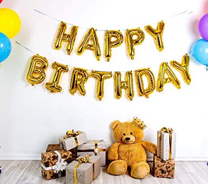 ballon anniversaire happy birthday or