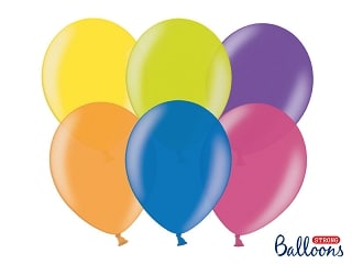Ballons-Bleu marine métallisé-Lot de 10