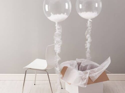 ballon transparent 1 metre