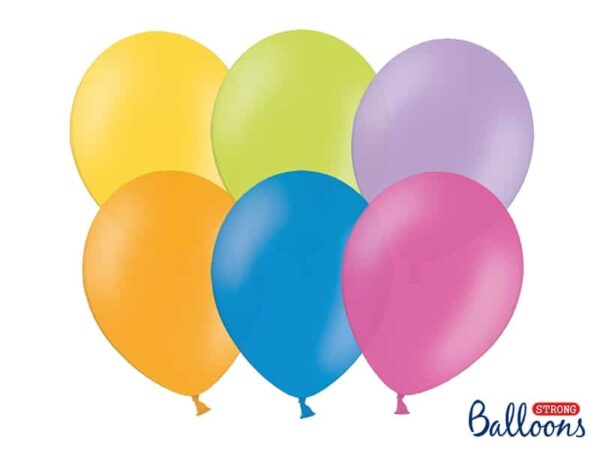 Ballons-Jaune moutarde-Lot de 10