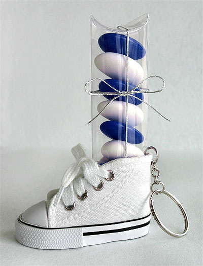 Porte clés Basket - Blanc