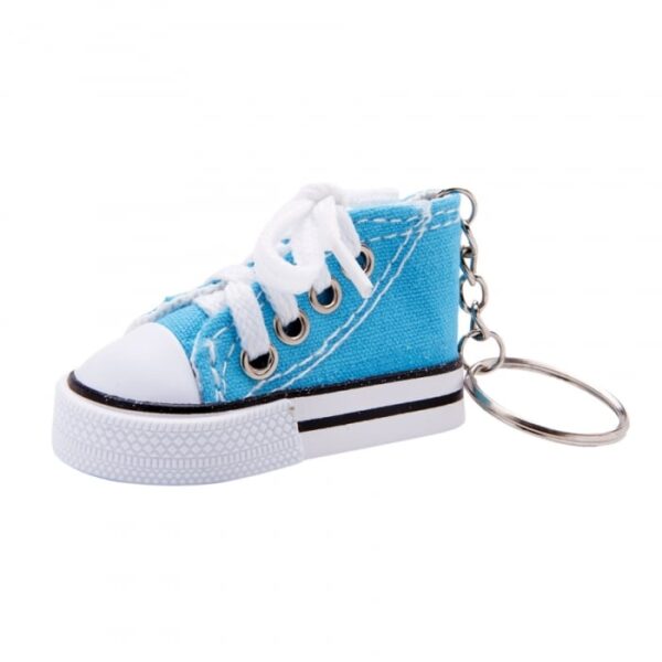 Porte clés basket bleu turquoise