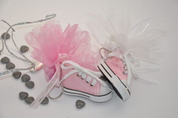 basket rose porte cles dragees