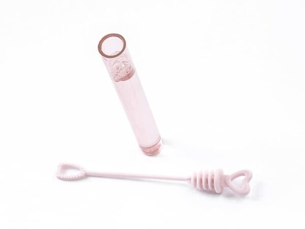 Bulles de savon- Coeur rose- Lot de 48