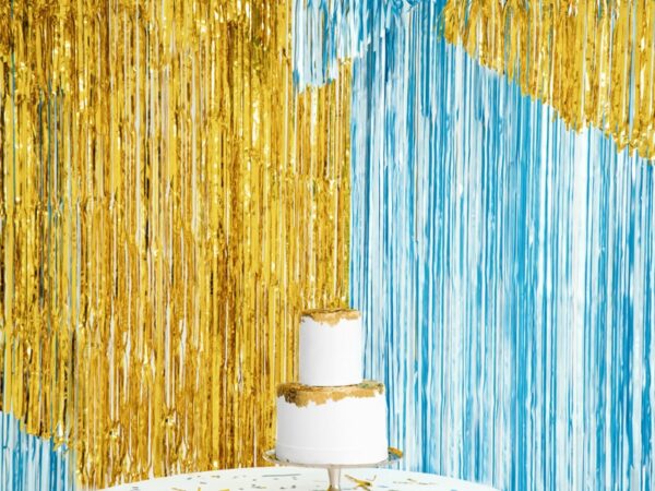 décor rideau scintillant