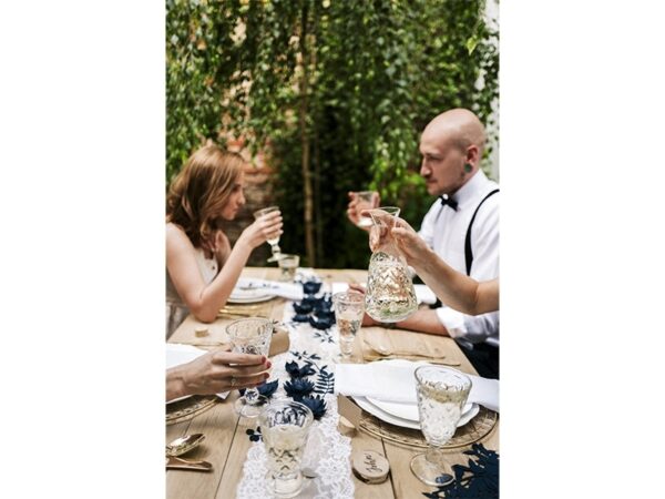 Support pour marque-place-Rondin de bois -Lot de 6