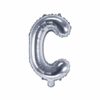 ballon lettre C argent