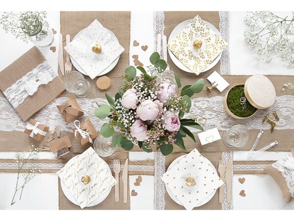 Mini-pinces dorées - Lot de 10