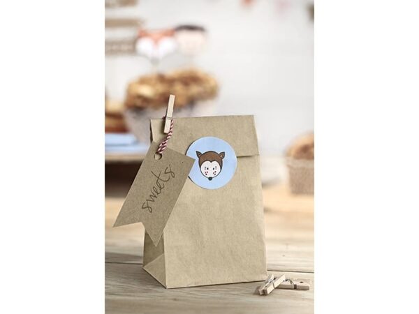 Mini-pinces marque-places bois naturel-Lot de 20