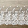 Chemin de table dentelle motif fleur - Luxe
