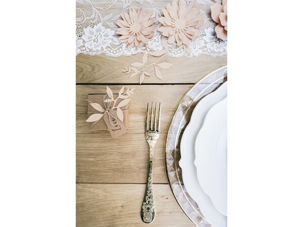 DECO DE TABLE FLEUR ROSE