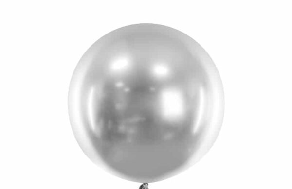 ballon géant argent