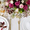 Chemin de table-Organza-Or et Argent