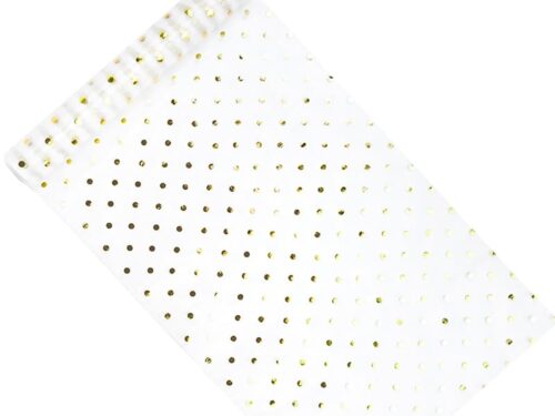 chemin de table pois or et argent