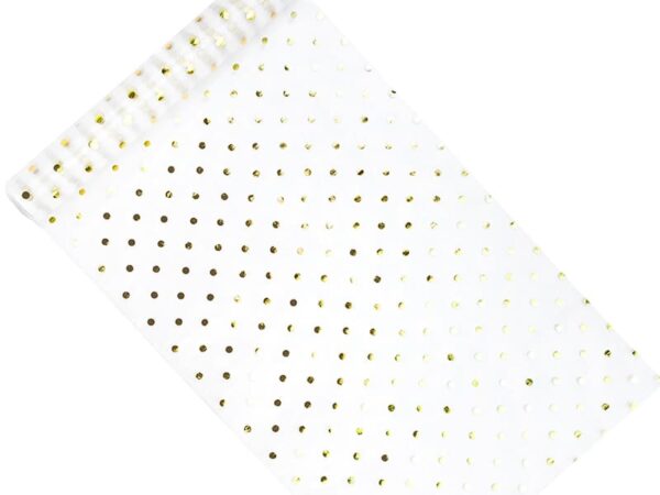 chemin de table pois or et argent