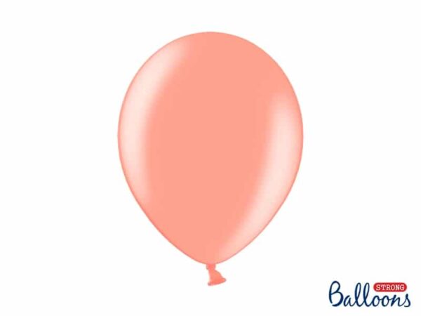 ballon de baudruche rose gold