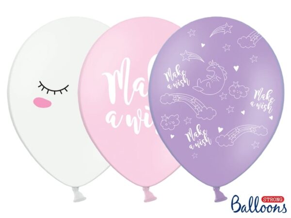 ballons imprimés collection licorne