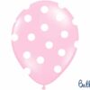 ballons rose-pois blanc